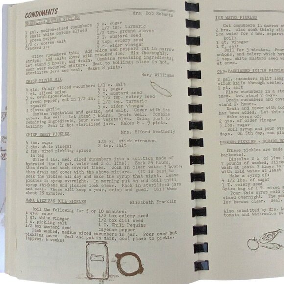 Square House Museum Cookbook Sixth Edition 1973 Panhandle TX Spiral Bound - Picture 7 of 15